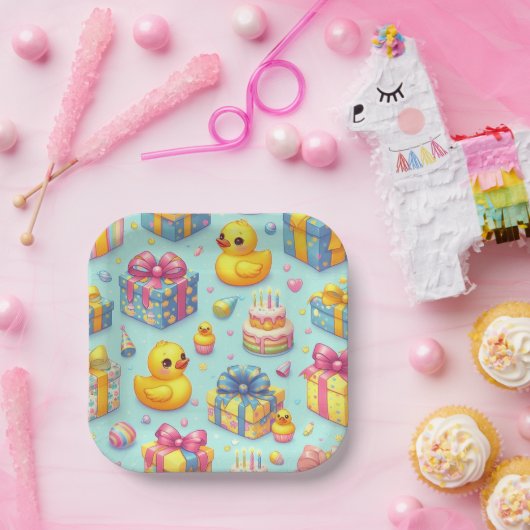 Teller Gelbe Ente Geburtstagsparty (Party)