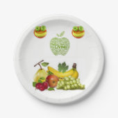 Teller gesund (Vorderseite)