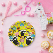 Teller, Giraffe Schweine Elephant Kitten Cat Pappteller (Party)