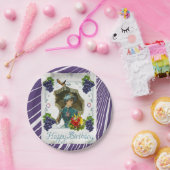 Teller, glücklich zum Geburtstag, Viktorianisch St Pappteller (Party)