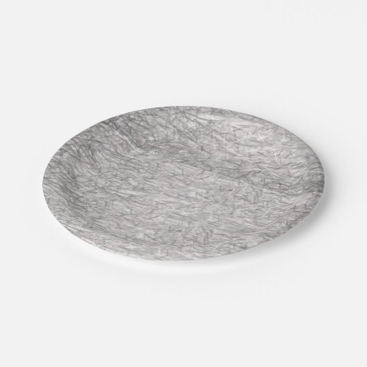 Teller Grau (Schrägansicht)