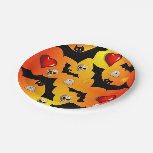 Teller Halloween (Schrägansicht)