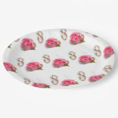 Teller/Hochzeiten Pappteller (Schrägansicht)