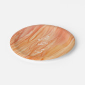 Teller Hochzeitsfeiern Frische Blume (Schrägansicht)