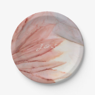 Teller Hochzeitsfeiern in Pinks und Lavendern