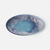 "Teller in Papierform: Eine Nachhaltige Alternativ Pappteller (Schrägansicht)