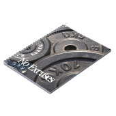 Teller, keine Ausreden Notizblock (Linke Seite)