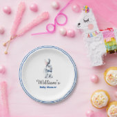 Teller - Krawatte für graues Kaninchen (Party)