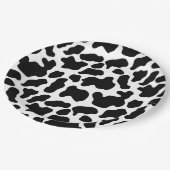 Teller - Kuhmuster (Schrägansicht)