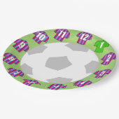 Teller - Leichter und blau gestreifte Shirts (Schrägansicht)