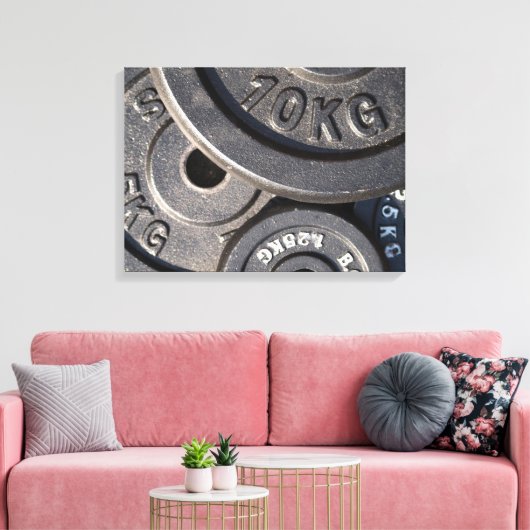 Teller Leinwanddruck (Insitu (Wohnzimmer))