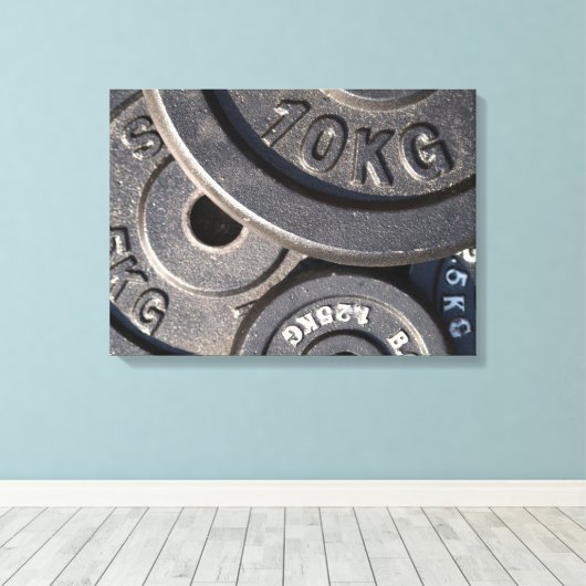 Teller Leinwanddruck (Insitu (Holzboden))