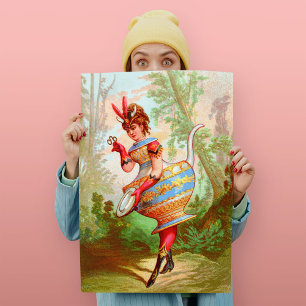 Teller Lieblinge Töpferei Königin Kunst Druck Poster