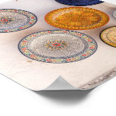 "TELLER, MAROKKO" - REISEFOTOGRAFIE POSTER (Ecke)