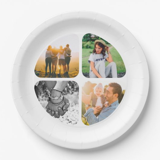 Teller mit 8 Party 4 Fotovorlage (Vorderseite)