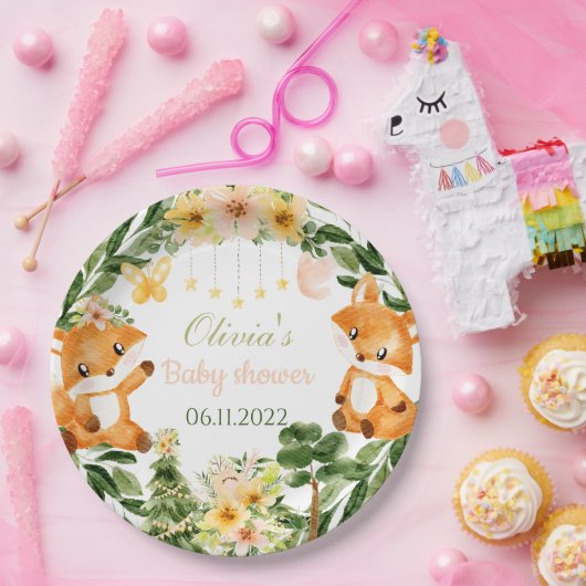 Teller mit Babydusche (Party)