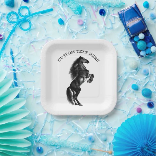 Teller mit benutzerdefiniertem Textpapier (Party)