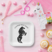 Teller mit benutzerdefiniertem Textpapier (Party)