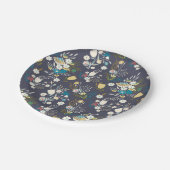 Teller mit blauer Farbe (Schrägansicht)