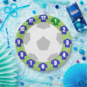 Teller mit Blue Sport Shirts (Party)