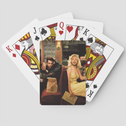 Teller mit einem blauen Rand oder auch Blaue Platt Spielkarten (Rückseite)