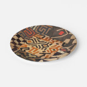 Teller mit einem Hauch von Afrika (Schrägansicht)