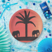 Teller mit Elephant-Design (Party)