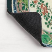 Teller mit famille verte Dekoration Mousepad (Ecke)