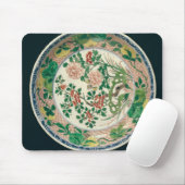 Teller mit famille verte Dekoration Mousepad (Mit Mouse)