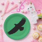 Teller mit fliegenden Adlerfarben (Party)