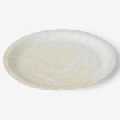 Teller mit gestörten weißen Dreiecken in Vollgröße (Schrägansicht)