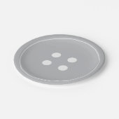 Teller mit grauem Tasten (Schrägansicht)