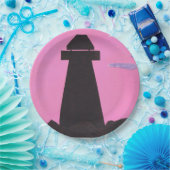 Teller mit Leuchtturmdesign (Party)