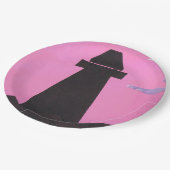 Teller mit Leuchtturmdesign (Schrägansicht)