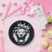 Teller mit Löwendesign (Party)