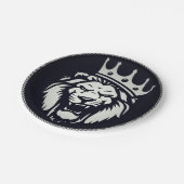 Teller mit Löwendesign (Schrägansicht)