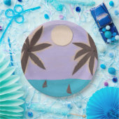 Teller mit Palm Tree Design (Party)