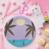 Teller mit Palm Tree Design (Party)