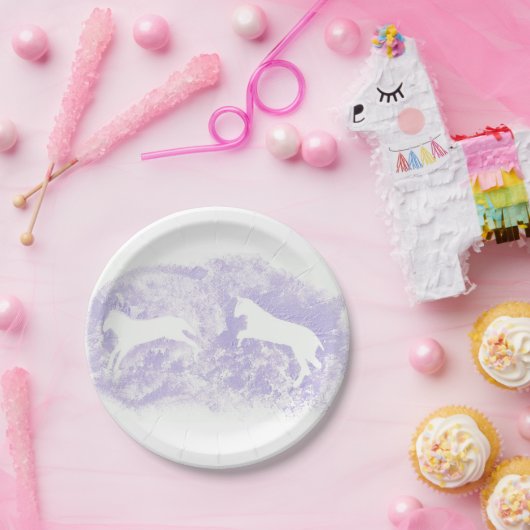 Teller mit Pferdedesign (Party)