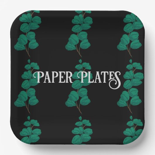 Teller mit Pirates-Schriftart-Format (Vorderseite)