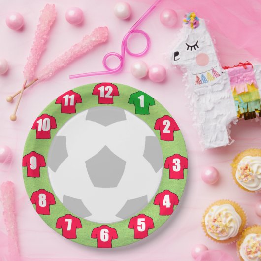 Teller mit roten Shirts (Party)