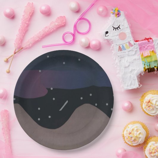Teller mit Starry Night Design (Party)