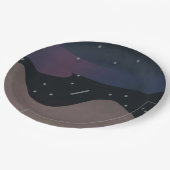 Teller mit Starry Night Design (Schrägansicht)