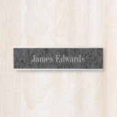 Teller mit Stone Effect Texture Name Schreibtischz Türschild (Vorderseite )