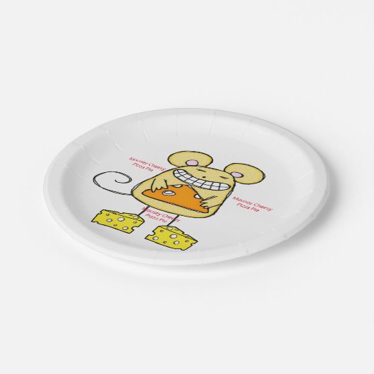 Teller Mousey Cheesy Pizza Pie Pie (Schrägansicht)