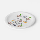 Teller Onions Knoblauchküche Kochen (Schrägansicht)