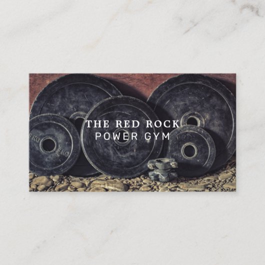 Teller, Personal Trainer, Fitnesslehrer Visitenkarte (Vorderseite)