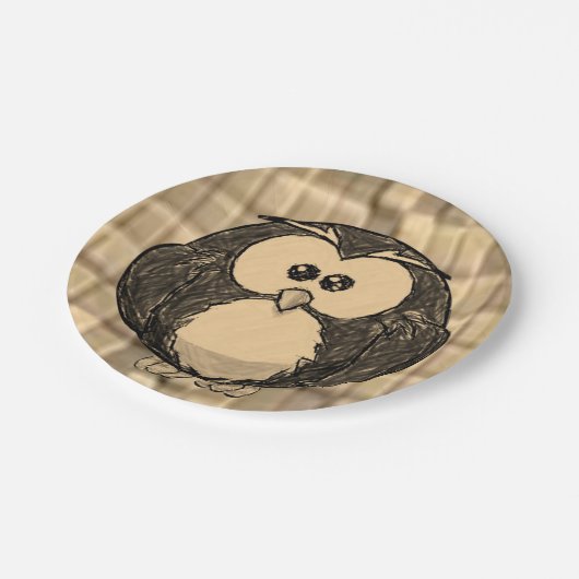 Teller Pinguin (Schrägansicht)