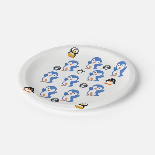 Teller Pinguine (Schrägansicht)