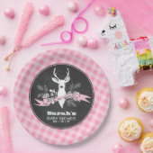 Teller - Pink Woodland Babydusche (Party)